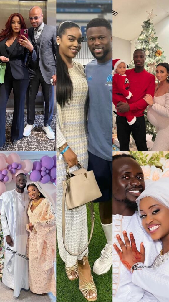 African Footballers and there beautiful Partners