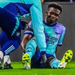Bukayo Saka Out for Up to Six Weeks