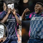 Taiwo Awoniyi Celebrates His First Goal with Touching Tribute