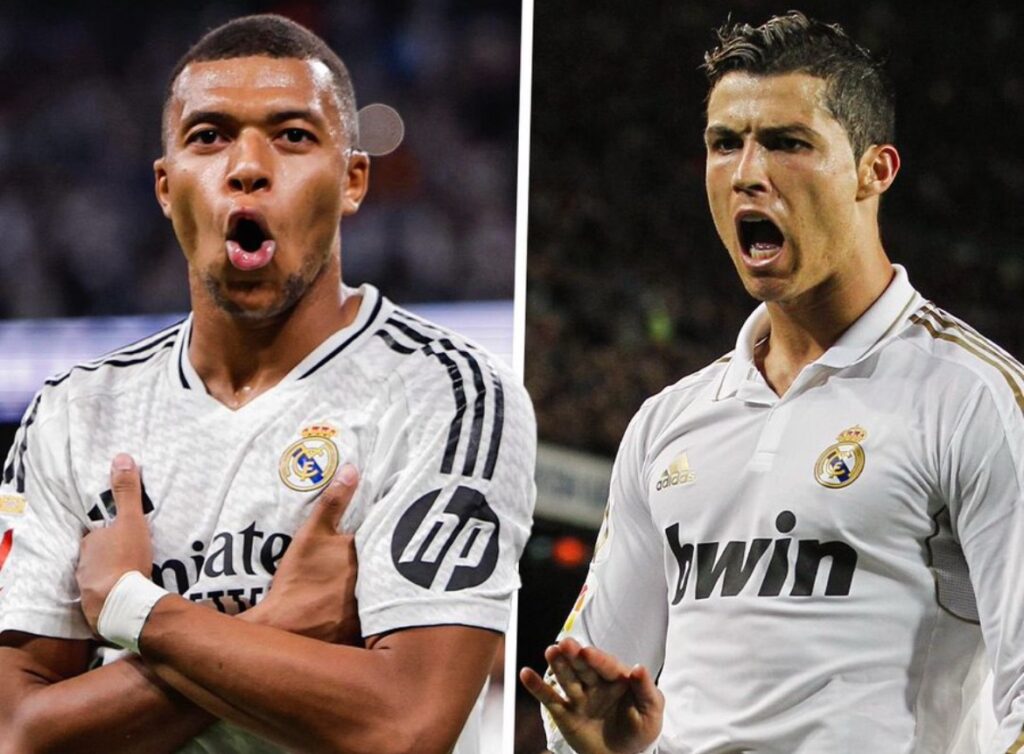 Mbappé Matches Ronaldo’s Debut Season Goal Record, Nets First Free-Kick for Real Madrid