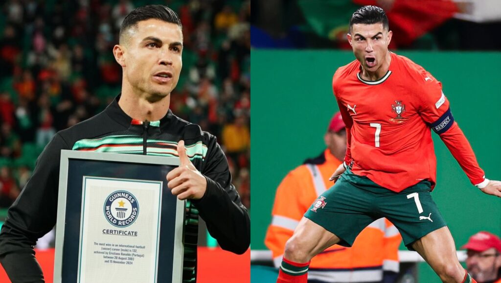 Cristiano Ronaldo Sets New Guinness World Record for Most International Wins