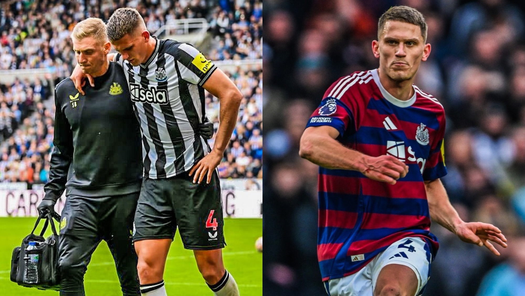 Newcastle United's Defensive Strength Diminished as Sven Botman Faces Eight-Week Layoff After Knee Injury