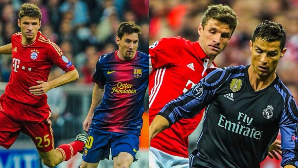 Müller Matches Messi’s Champions League Appearance Count